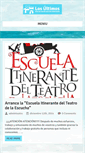 Mobile Screenshot of losultimosteatro.com