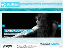 Tablet Screenshot of losultimosteatro.com